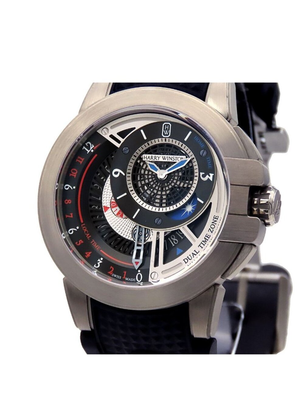 Harry Winston Chien Project Z8 Silver Zalium Rubber 300 Limited Edition